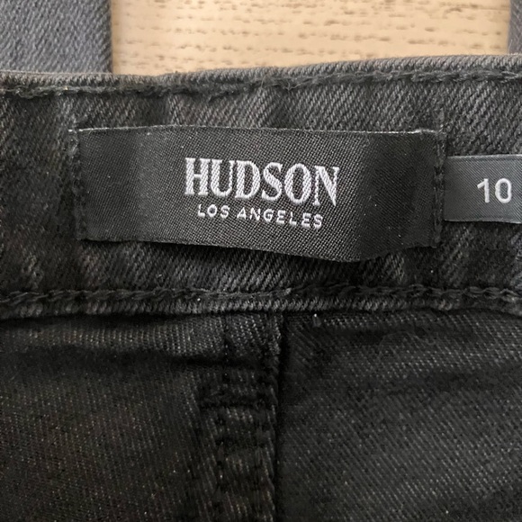 Hudson Jeans Women’s Dark Gray High Rise Straight Leg Jeans Size 10 Inseam 28.5” - Picture 4 of 8
